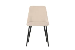 2er Set - Stuhl Liora aus weichem Polyestersamt