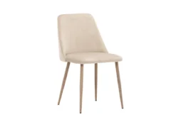 2er Set - Stuhl Liora aus weichem Polyestersamt