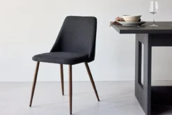 2er Set - Stuhl Liora aus weichem Polyestersamt
