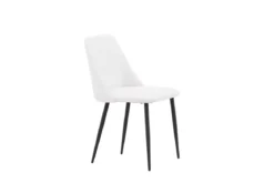 2er Set - Stuhl Liora aus weichem Polyestersamt