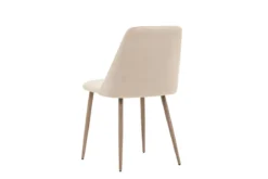 2er Set - Stuhl Liora aus weichem Polyestersamt