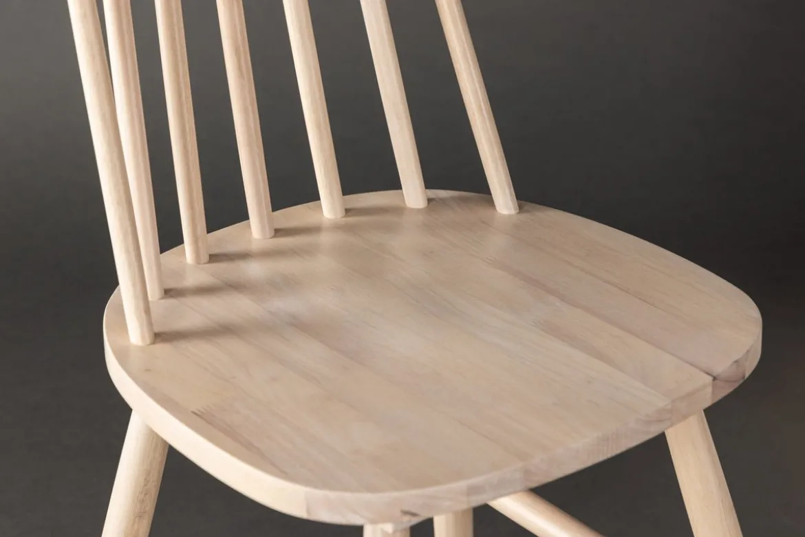 2er Set - Stuhl Lünemann, moderner Holzstuhl in 5 Farben