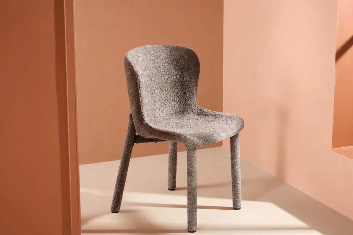 2er Set - Stuhl Marie mit Bouclé-Bezug