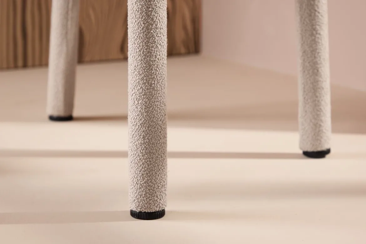2er Set - Stuhl Marie mit Bouclé-Bezug
