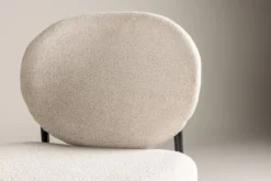 2er Set - Stuhl Opal mit beigen Leinenbezug
