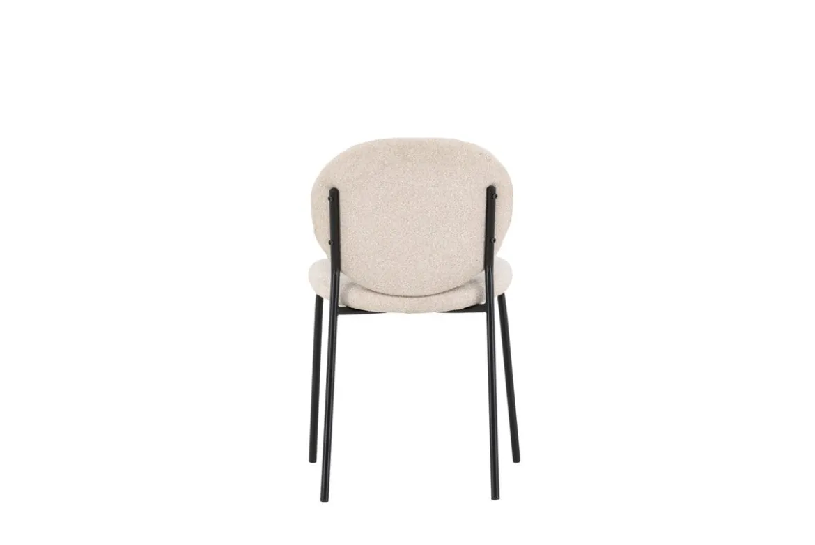 2er Set - Stuhl Opal mit beigen Leinenbezug