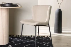 2er Set - Stuhl Parisienne mit weichem Bouclé