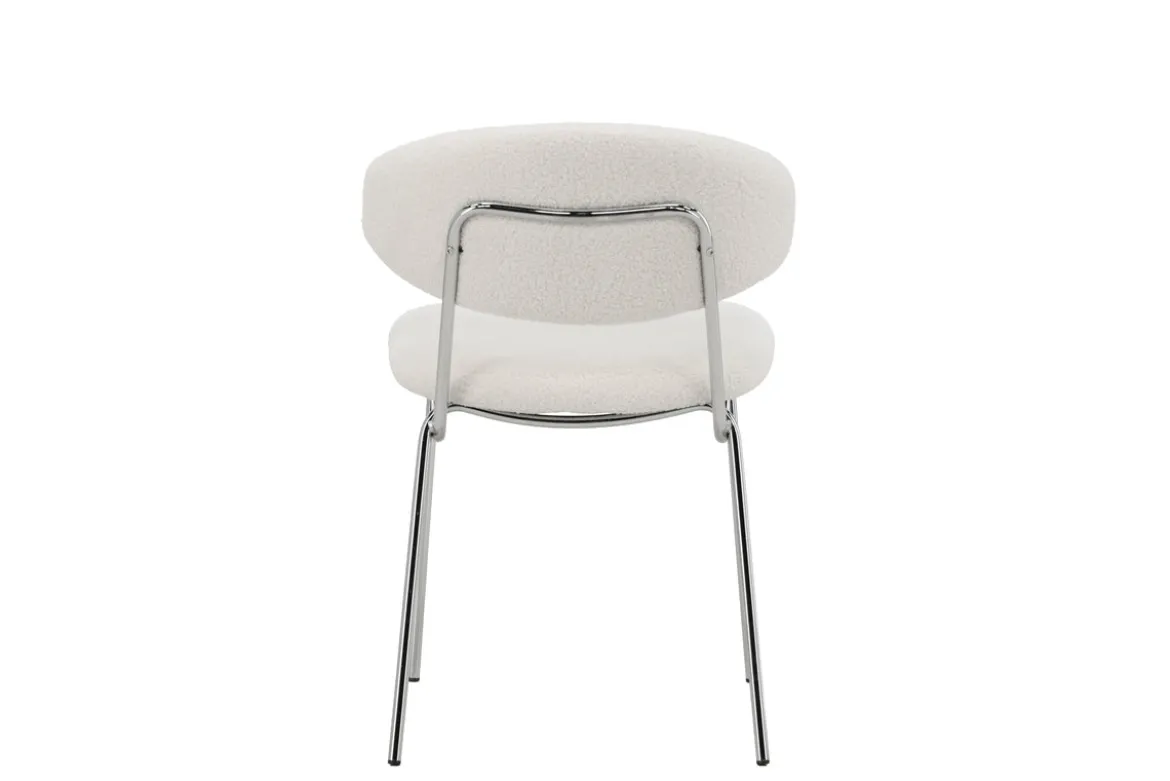 2er Set - Stuhl Seville mit Bouclé-Bezug für Wärme und Struktur