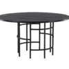 Esstisch Amaya - rundes Design im Industrial-Look