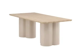 Esstisch Belluno – Rechteckiger Tisch 210 × 100 cm in Whitewash