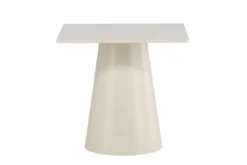 Esstisch Cubo – Quadratischer Design-Esstisch 80x80 cm in Beige