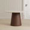 Esstisch Darian - in Beige & Mokka mit MDF-Gestell