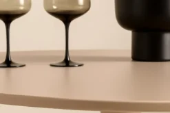 Esstisch Glade – Runder Esstisch in Beige (Ø 100 cm)
