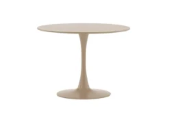 Esstisch Glade – Runder Esstisch in Beige (Ø 100 cm)