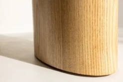 Esstisch Maui - mit ovaler Tischplatte in Holzoptik