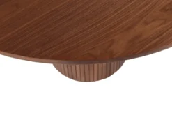 Esstisch Nuvani - mit robusten Gestell im gerippten Design