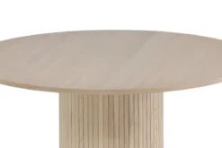 Esstisch Nuvani - mit robusten Gestell im gerippten Design
