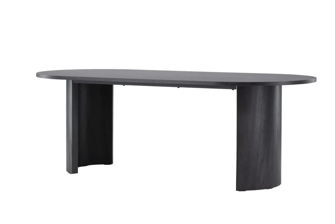 Esstisch Veyla - ein ovaler Esstisch in elegantem Schwarz