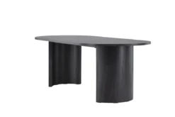 Esstisch Veyla - ein ovaler Esstisch in elegantem Schwarz