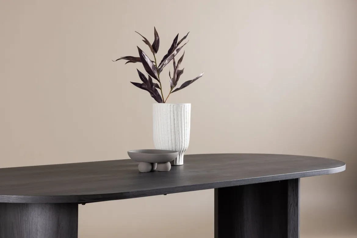 Esstisch Veyla - ein ovaler Esstisch in elegantem Schwarz