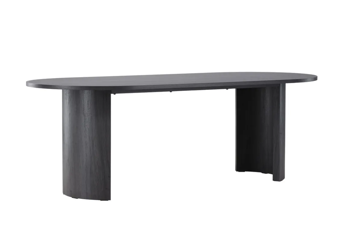 Esstisch Veyla - ein ovaler Esstisch in elegantem Schwarz