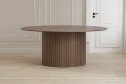 Esstisch Welora - Beige in rundem Design