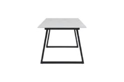 Esstisch Zarela - rechteckiges Design in Mamoroptik
