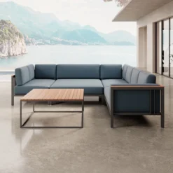 Euphoria – Ecklounge & Tisch aus Aluminium | Aevora™ Kollektion
