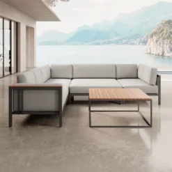 Euphoria – Ecklounge & Tisch aus Aluminium | Aevora™ Kollektion