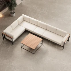 Euphoria – L-Maxilounge & Tisch aus Aluminium | Aevora™ Kollektion