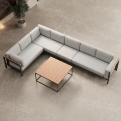Euphoria – L-Maxilounge & Tisch aus Aluminium | Aevora™ Kollektion