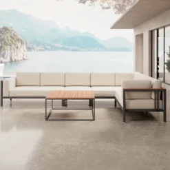 Euphoria – L-Maxilounge & Tisch aus Aluminium | Aevora™ Kollektion