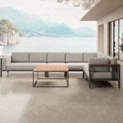 Euphoria – L-Maxilounge & Tisch aus Aluminium | Aevora™ Kollektion
