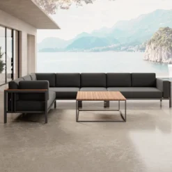 Euphoria – L-Maxilounge & Tisch aus Aluminium | Aevora™ Kollektion