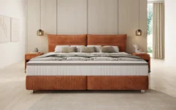 Familien Boxspringbett Aurelio in 220/240x200 in Cord