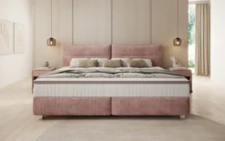 Familien Boxspringbett Aurelio in 220/240x200 in Cord