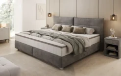 Familien Boxspringbett Aurelio in 220/240x200 in Cord
