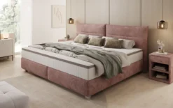 Familien Boxspringbett Aurelio in 220/240x200 in Cord