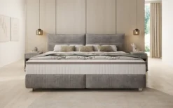 Familien Boxspringbett Aurelio in 220/240x200 in Cord