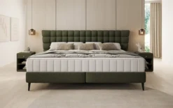 Familien Boxspringbett Bellanova in 220/240x200 in Bouclé
