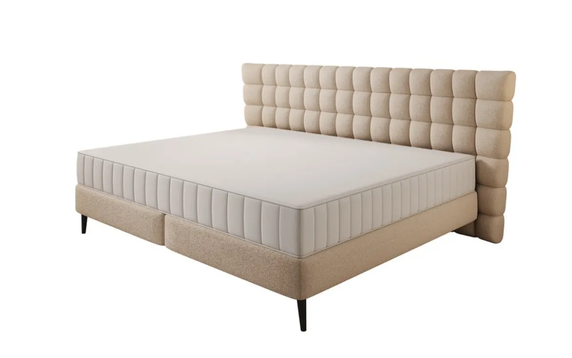Familien Boxspringbett Bellanova in 220/240x200 in Bouclé