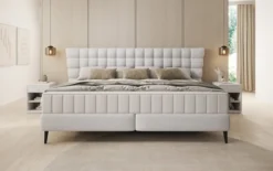 Familien Boxspringbett Bellanova in 220/240x200 in Bouclé