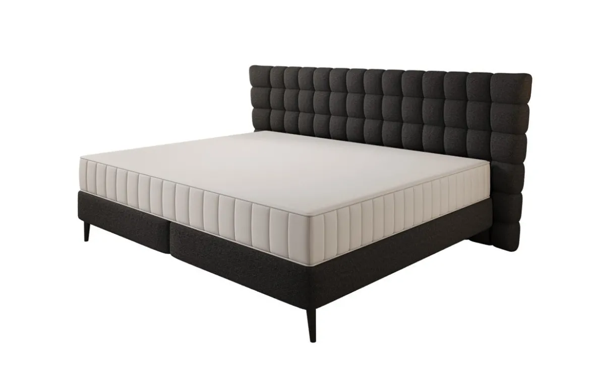 Familien Boxspringbett Bellanova in 220/240x200 in Bouclé
