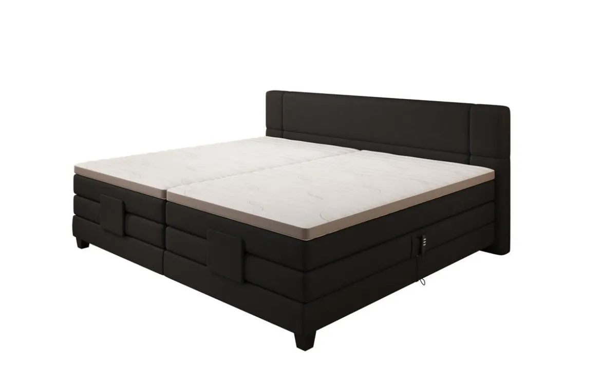 Familien Boxspringbett Noela 220/240x200 elektrisch verstellbar in Stoff