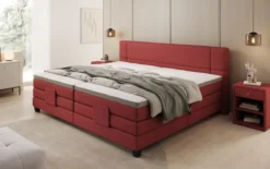 Familien Boxspringbett Noela 220/240x200 elektrisch verstellbar in Stoff