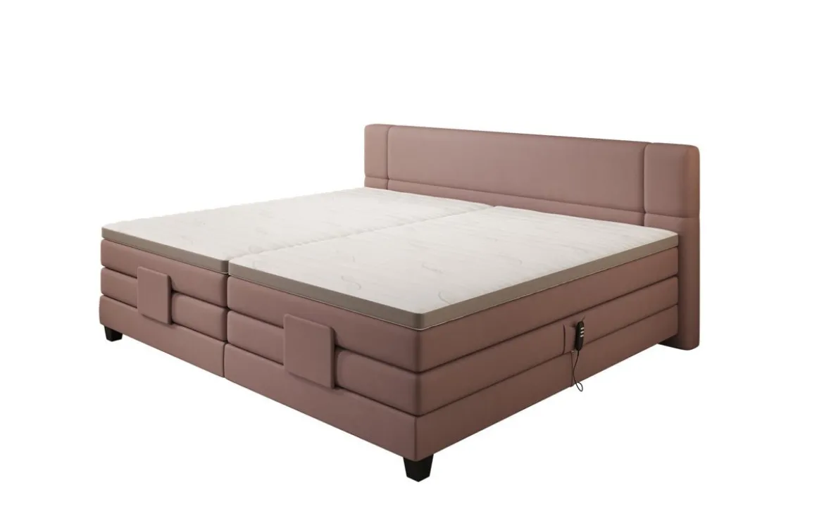 Familien Boxspringbett Noela 220/240x200 elektrisch verstellbar in Stoff