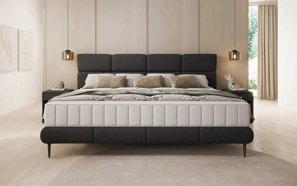 Familien Polsterbett Milano Bouclé in 220/240x200