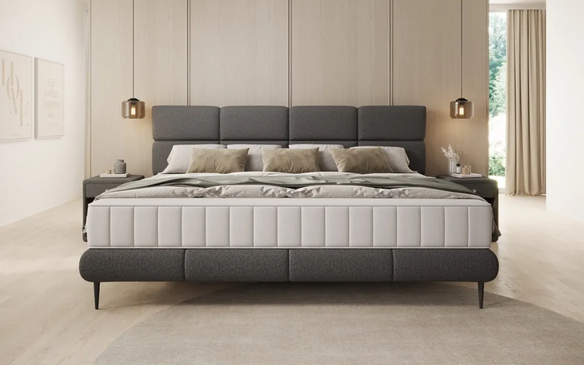Familien Polsterbett Milano Bouclé in 220/240x200