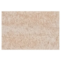Flausch - Zierkissen Tao aus Kunstfell Beige 45x45 cm