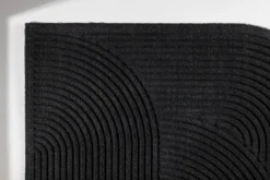 Fußmatte Anika - in Schwarz aus Polypropylen & Gummi